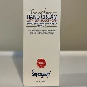 New! Supergoop! "Forever Young" Mini Hand Cream